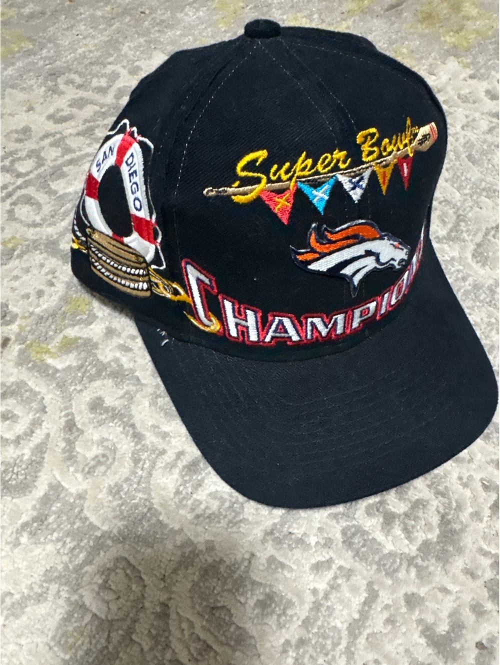 Denver broncos vintage Super Bowl hat XXXII